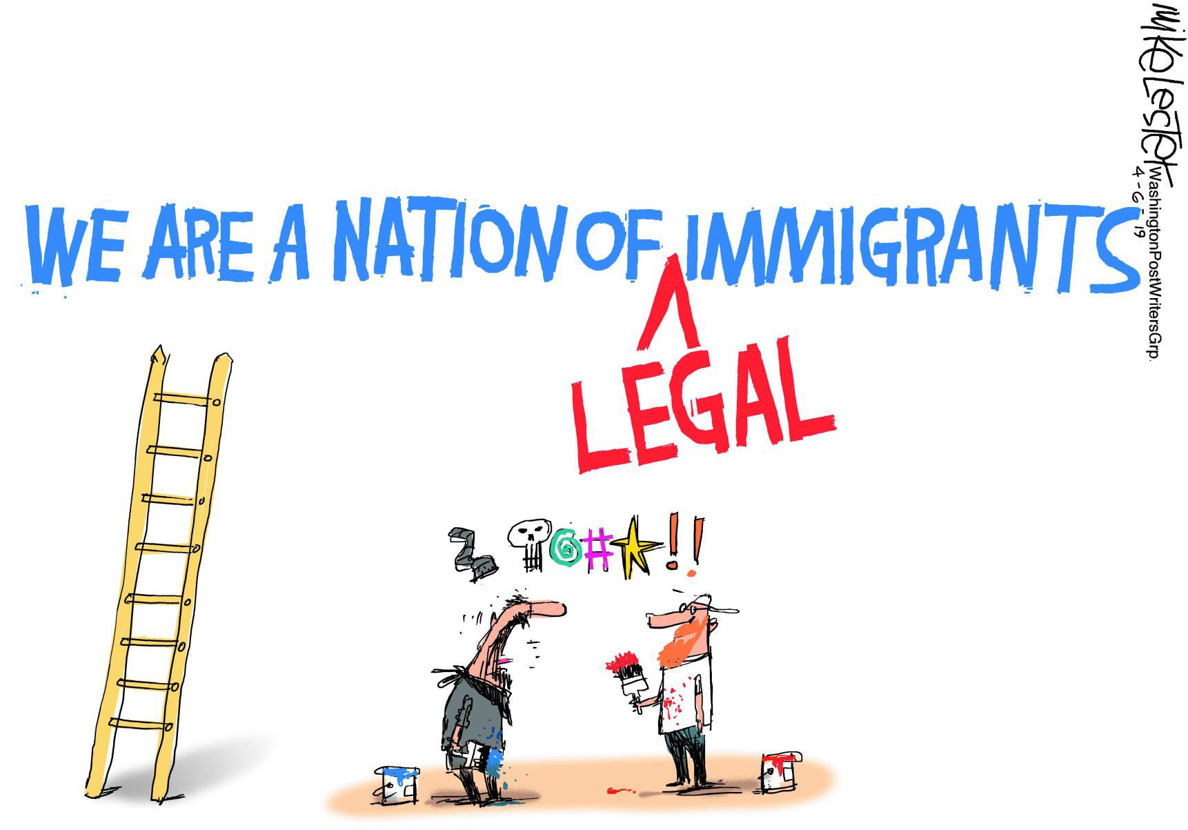 Mike Lester cartoon